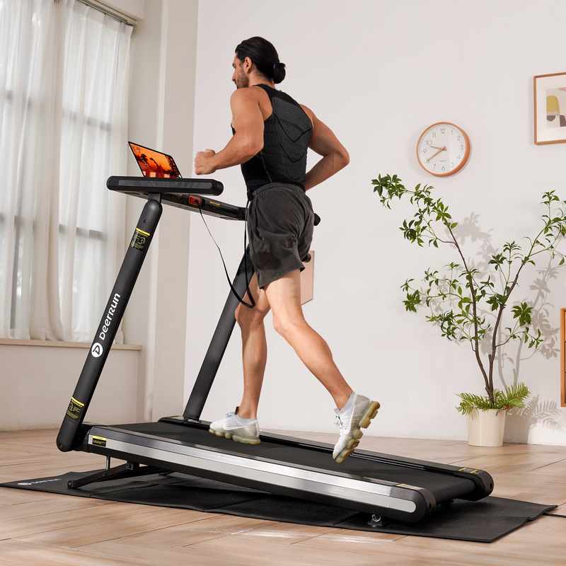 DeerRun X20 Incline Home Treadmill with 15% Auto Incline & Full Running Deck | 400 lbs, 11.3 mph