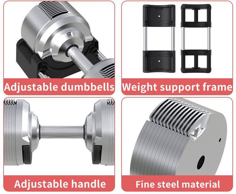 Titanium Dumbbell 90LB Set