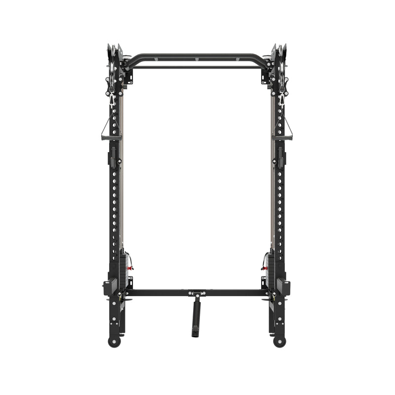 Major Fitness - Lightning F35 Pro Wall Mounted Folding Power Rack All-In-One Home Gym