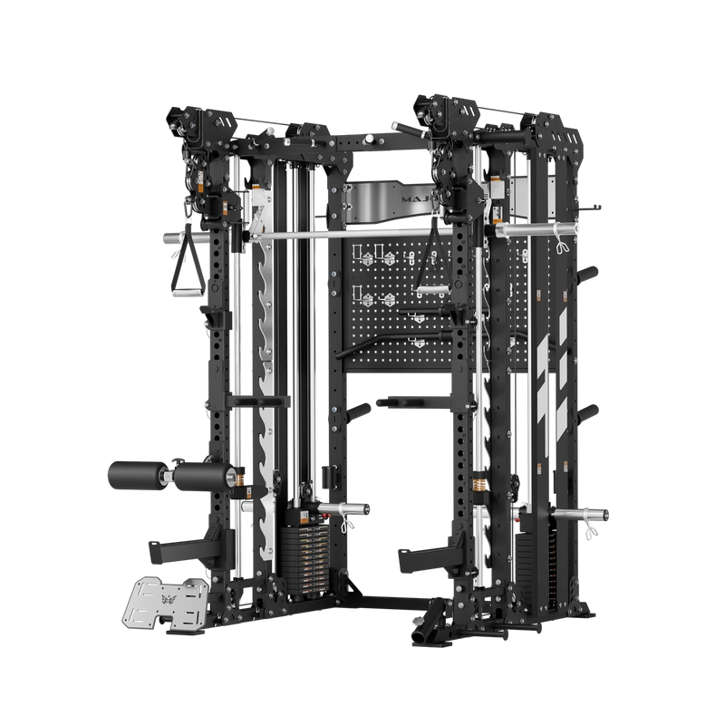 Major Fitness - B17 Flying Fortress All-in-One Smith Machine & Functional Trainer — Home & Light Commercial Gym System