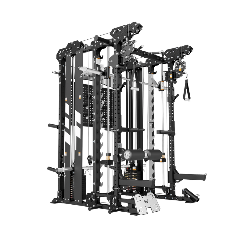 Major Fitness - B17 Flying Fortress All-in-One Smith Machine & Functional Trainer — Home & Light Commercial Gym System