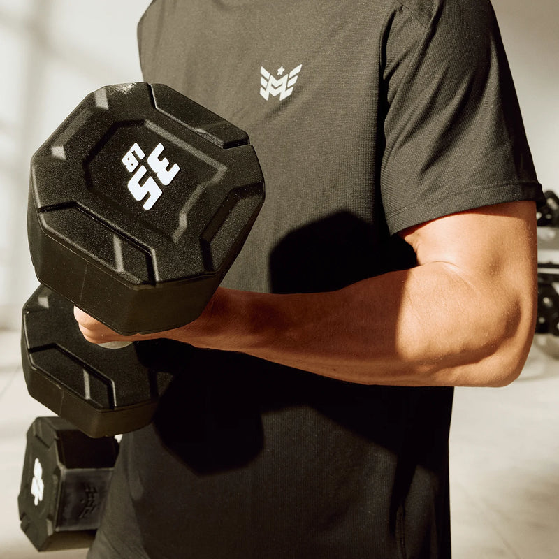 Major Fitness - Urethane Octagonal-Shield Dumbbells