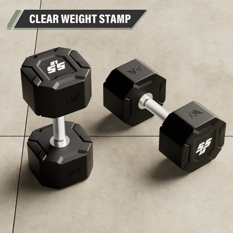 Major Fitness - Urethane Octagonal-Shield Dumbbells