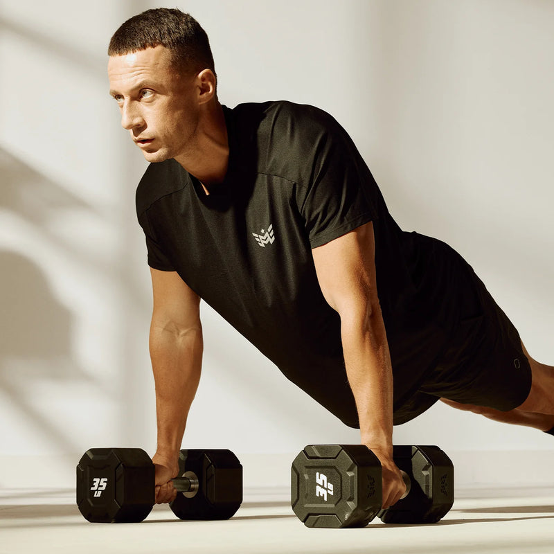 Major Fitness - Urethane Octagonal-Shield Dumbbells