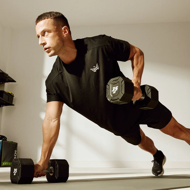 Major Fitness - Urethane Octagonal-Shield Dumbbells