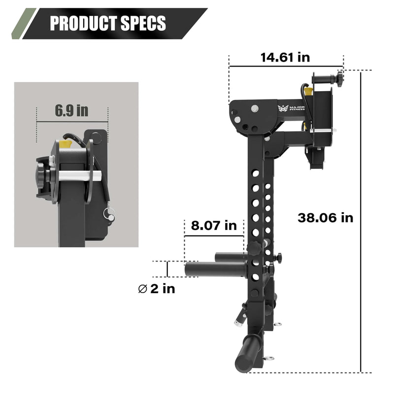 Major Fitness - 2×3′′ Lever Arms