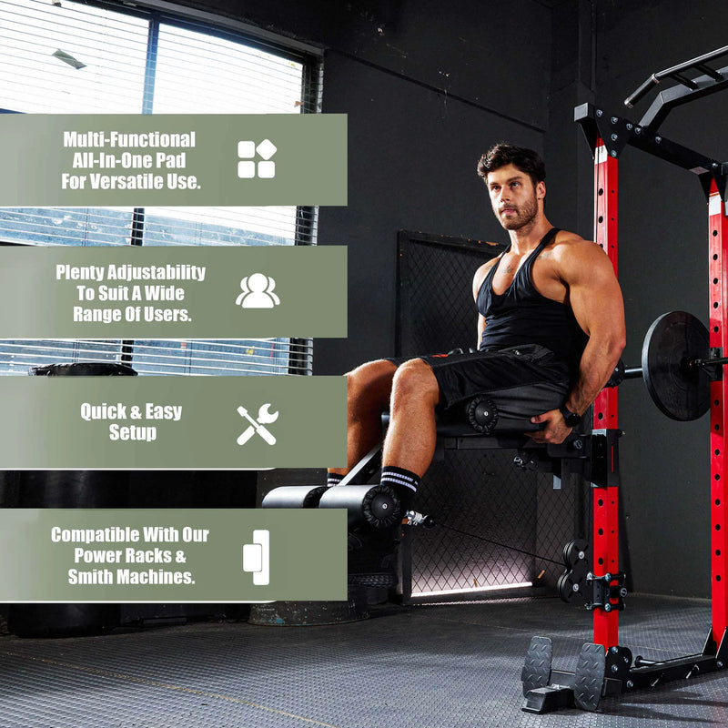 Major Fitness - 2×3′′ Rack Mounted Leg Extension