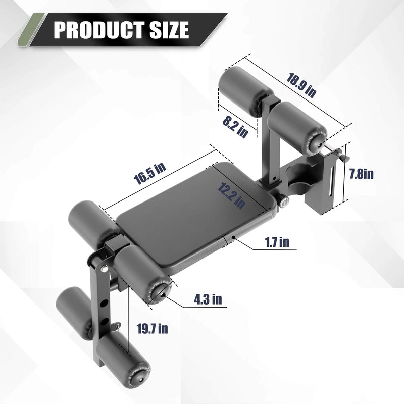 Major Fitness - 2×3′′ Rack Mounted Leg Extension