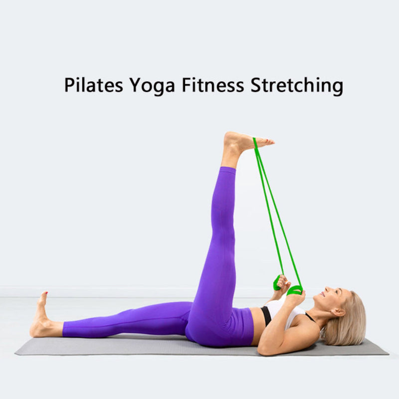 Natural Latex Rubber Resistance Bands for Fitness Yoga Training Gym and Therapy