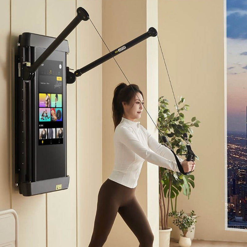 New LCD Touch 24Screen Wall Mounted Smart Home Fitness Mirror Comprehensive Intelligent Trainer Machine