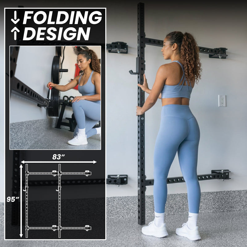 Synergee 2200 Series Folding Squat Rack